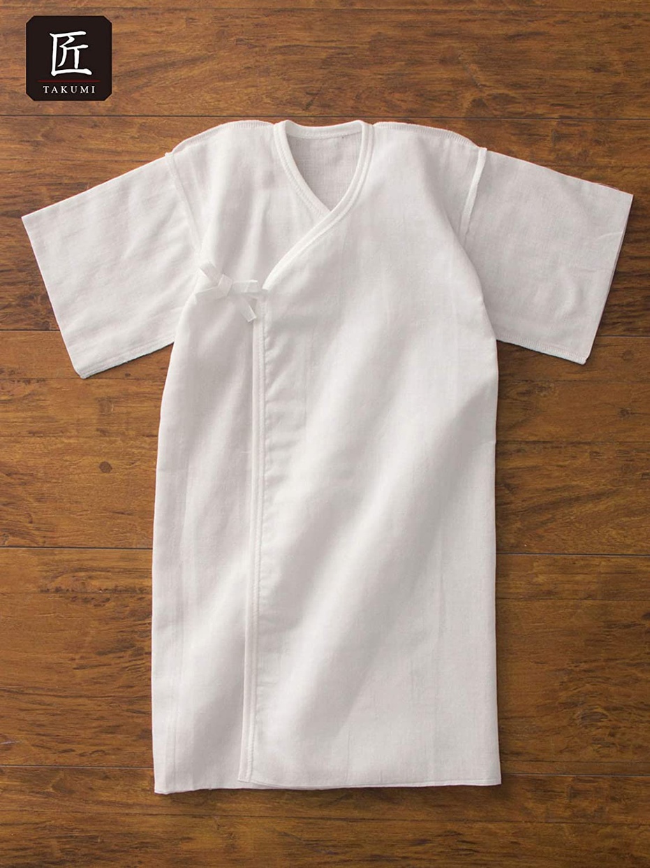 ANGELIEBE(エンジェリーベ) 日本製 ガーゼ長肌着の商品画像1 