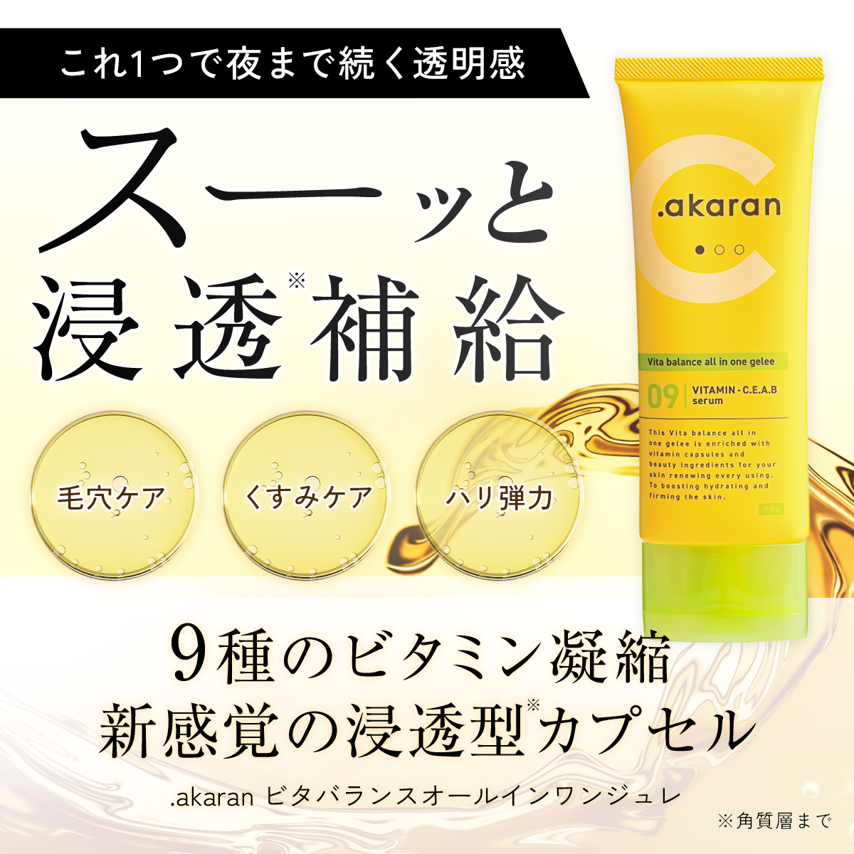 .akaran(ドットアカラン) ビタバランスオールインワンジュレの商品画像2 