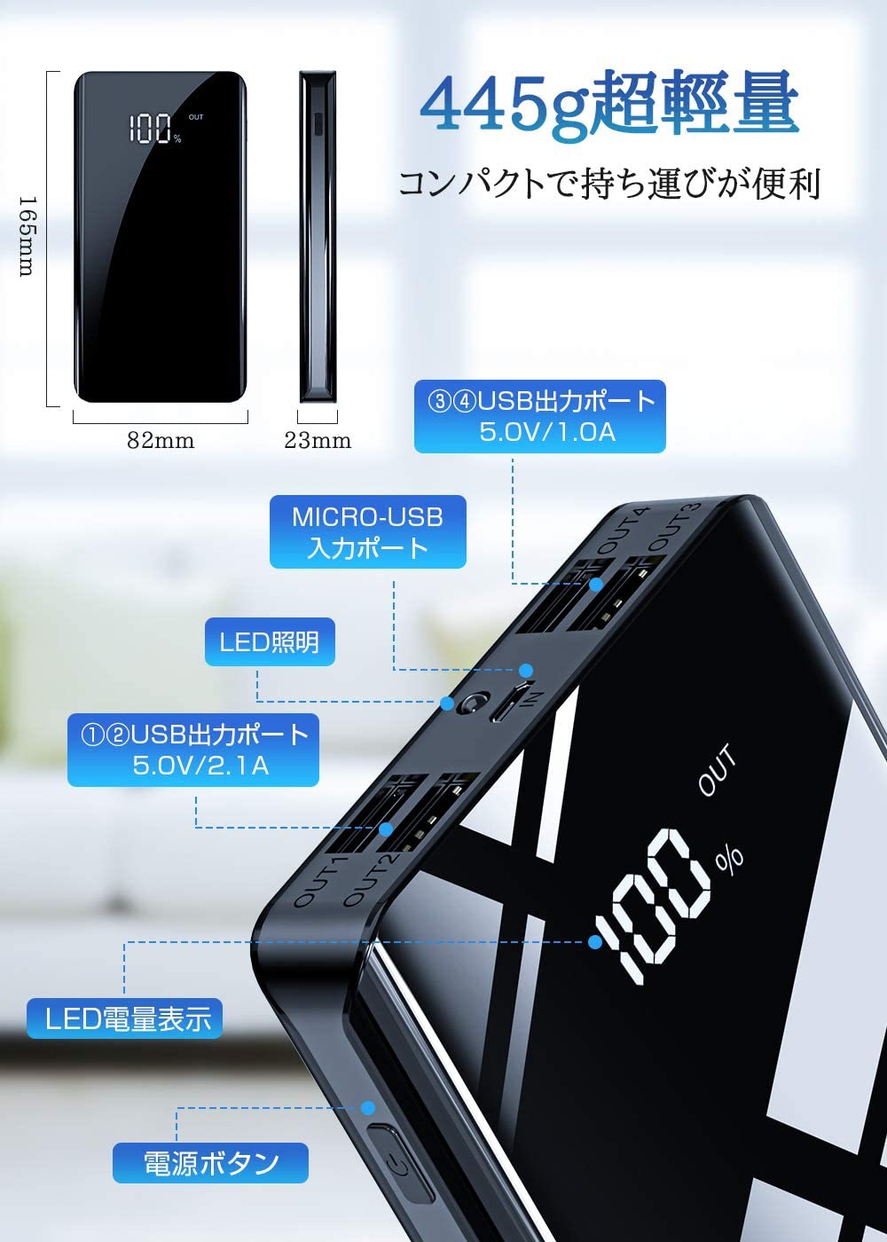 TSUNEO(ツネオ) モバイルバッテリーの商品画像5 