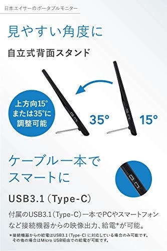 acer(エイサー) モバイルモニター PM161Qbuの商品画像サムネ5 
