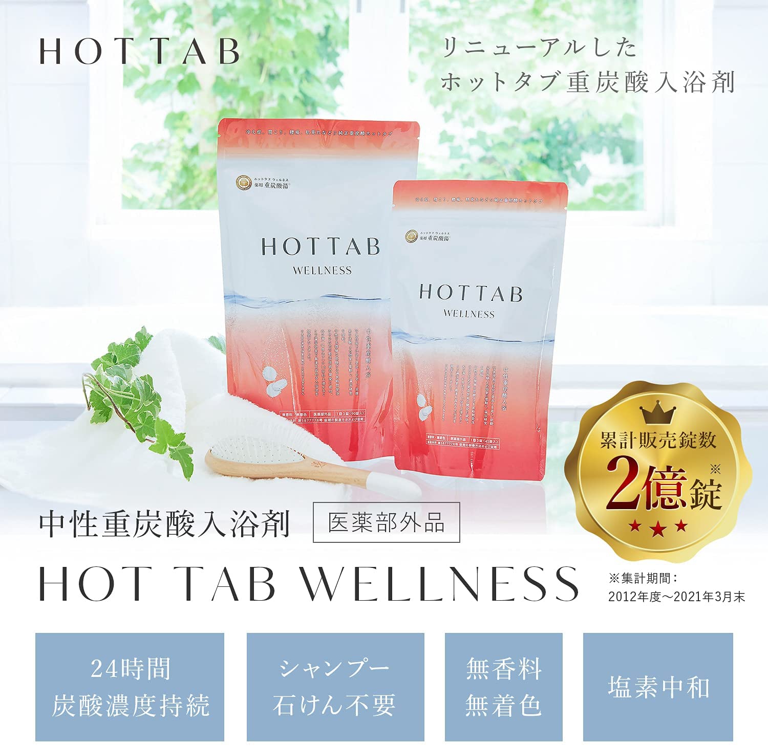 HOT TAB WELLNESS(ホットタブ ウェルネス) 薬用 重炭酸湯の商品画像2 