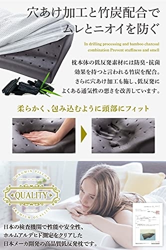 極眠(GOKUMIN) プレミアム低反発枕の商品画像5 