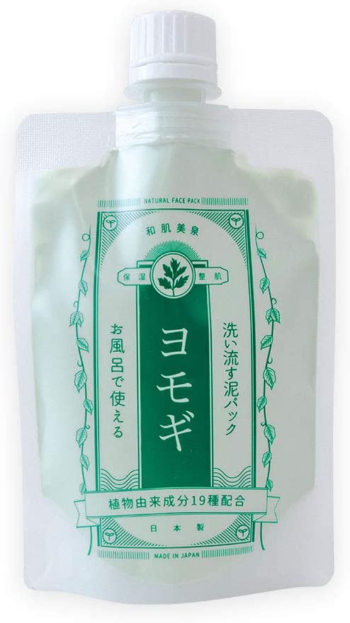 和肌美泉 洗い流す泥パック ヨモギの商品画像1