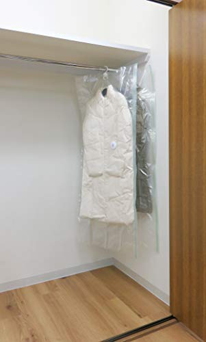 東和産業(TOWA) KP 吊るせる衣類圧縮パック ロングの商品画像10 