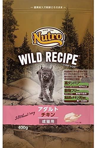 Nutor(ニュートロ) ワイルドレシピ アダルトチキン 成猫用