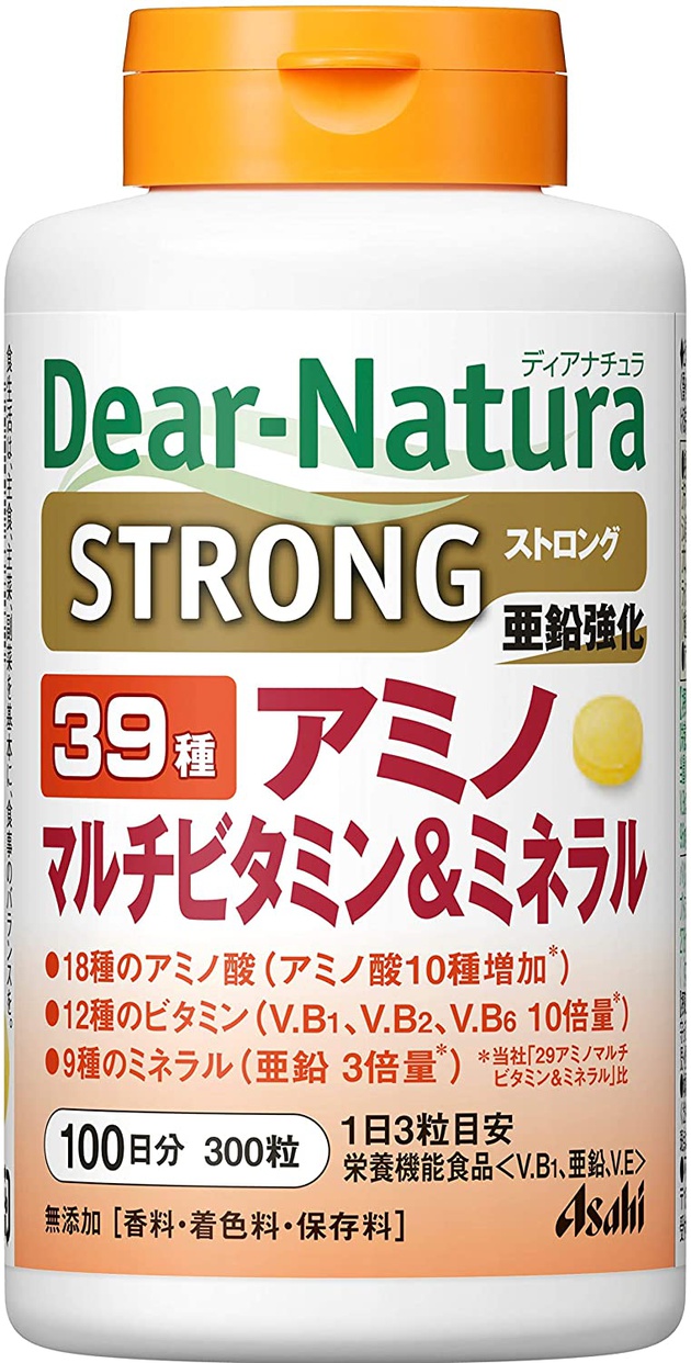 アミノ酸サプリおすすめ商品：Dear-Natura(ディアナチュラ) ストロング39アミノ マルチビタミン＆ミネラル