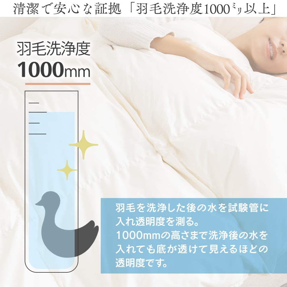 IRIS OHYAMA(アイリスオーヤマ) 羽毛掛け布団 SCDQ-SLの商品画像3 