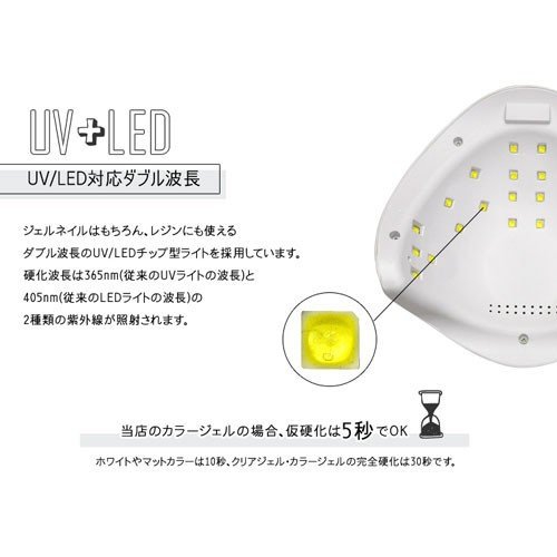 zecca(ゼッカ) LED & UV ネイルライトの商品画像5 