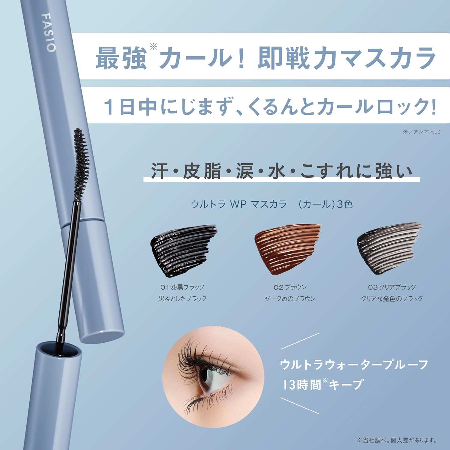 FASIO(ファシオ) ウルトラ WP マスカラ（カール）の商品画像3 