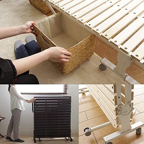マナベインテリアハーツ 折りたたみベッド すのこの商品画像2 