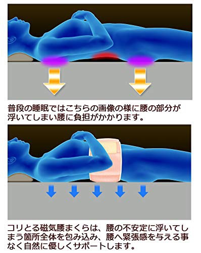 Re:楽 コリとる 磁気腰まくら G11137-0001の商品画像4 