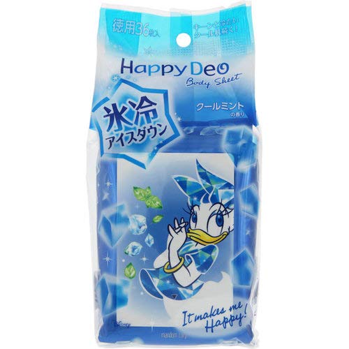 Happy Deo(ハッピーデオ) ボディシート 氷冷アイスダウンの商品画像1 