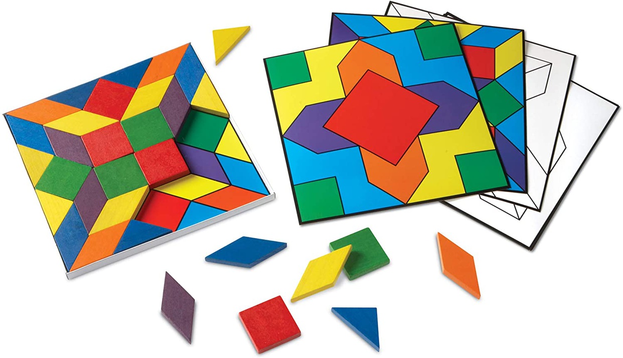 Learning Resources(ラーニングリソーシズ) Parquetry Blocks Super Set LER0289の商品画像サムネ2 