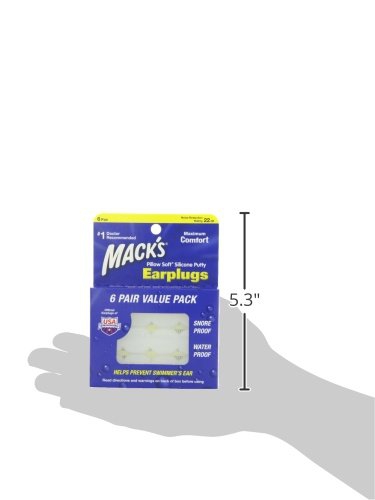 Mack's Pillow(マックスピロー) 耳栓 ソフト シリコンの商品画像9 