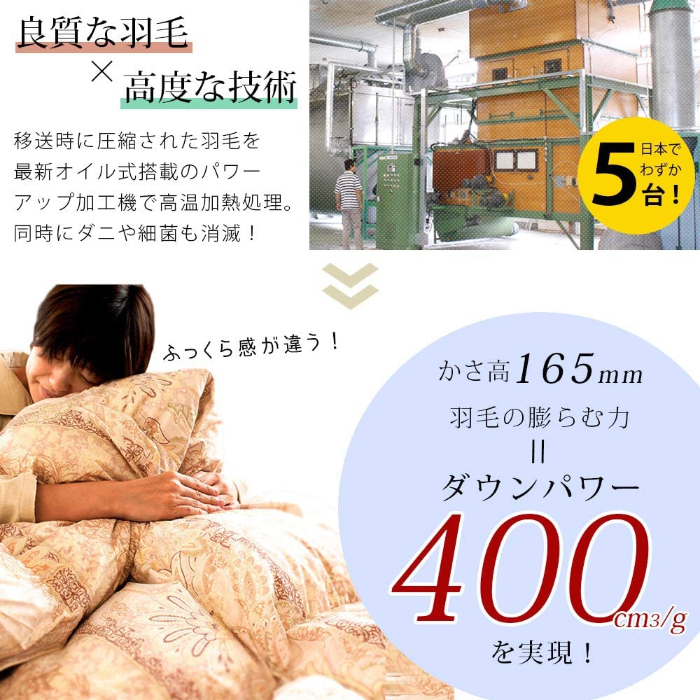 こだわり安眠館 伝説の羽毛布団の商品画像5 