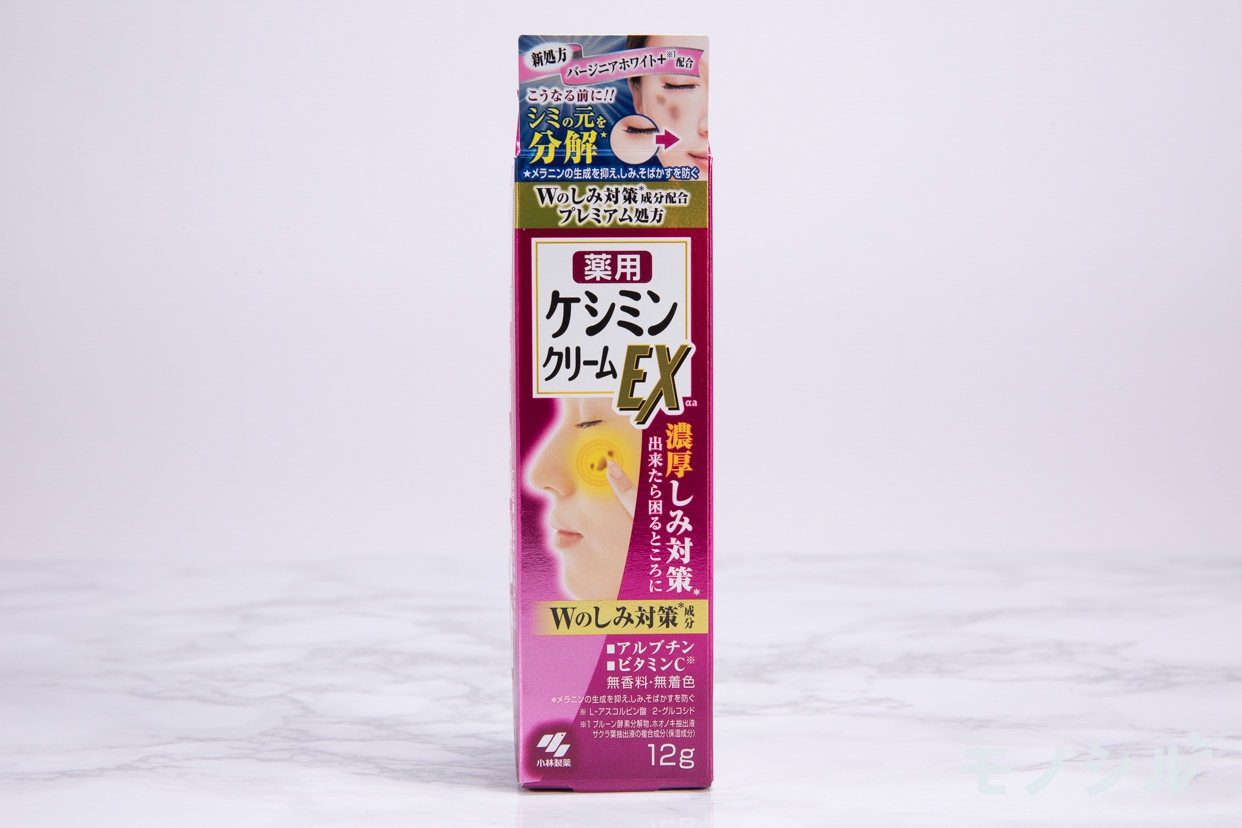 ケシミン クリームEXの商品画像2 商品外箱の画像
