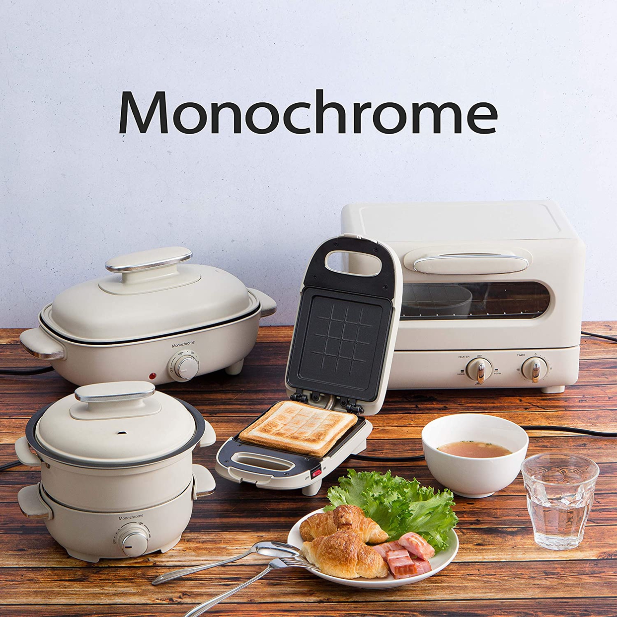 Monochrome(モノクローム) ホットサンドメーカー MSW-0600の商品画像7 