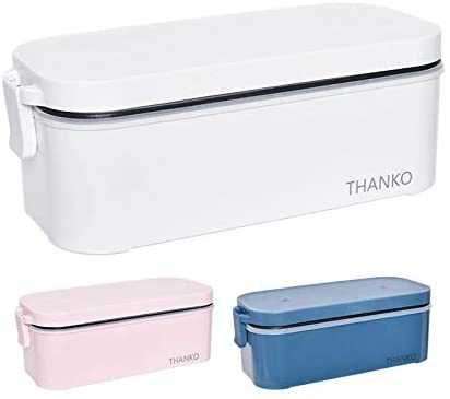 THANKO(サンコー) おひとりさま用超高速弁当箱炊飯器 白色の商品画像1 