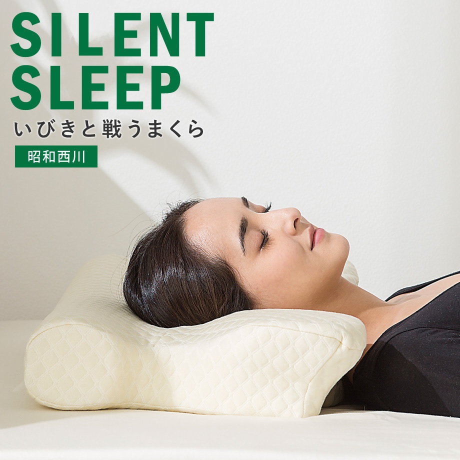昭和西川(Nishikawa) Silent sleep いびきと戦う枕