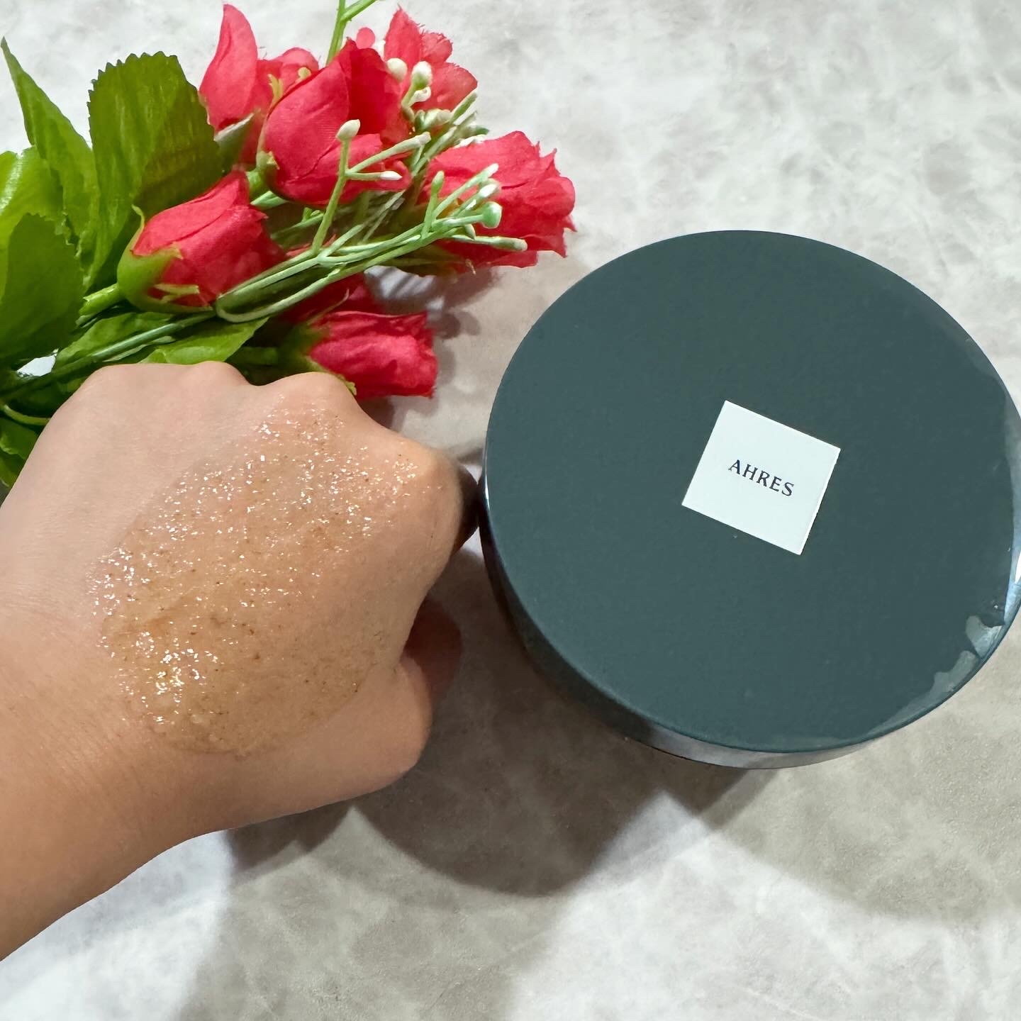 AHRESBody Scrub Brusher Moistを使ったan＊°さんのクチコミ画像4