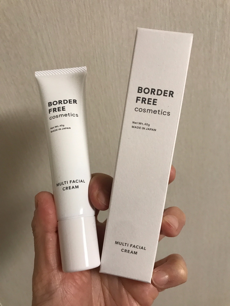 BORDER FREE cosmetics(ボーダーフリーコスメティクス) マルチフェイシャルクリームの良い点・メリットに関するkirakiranorikoさんの口コミ画像3