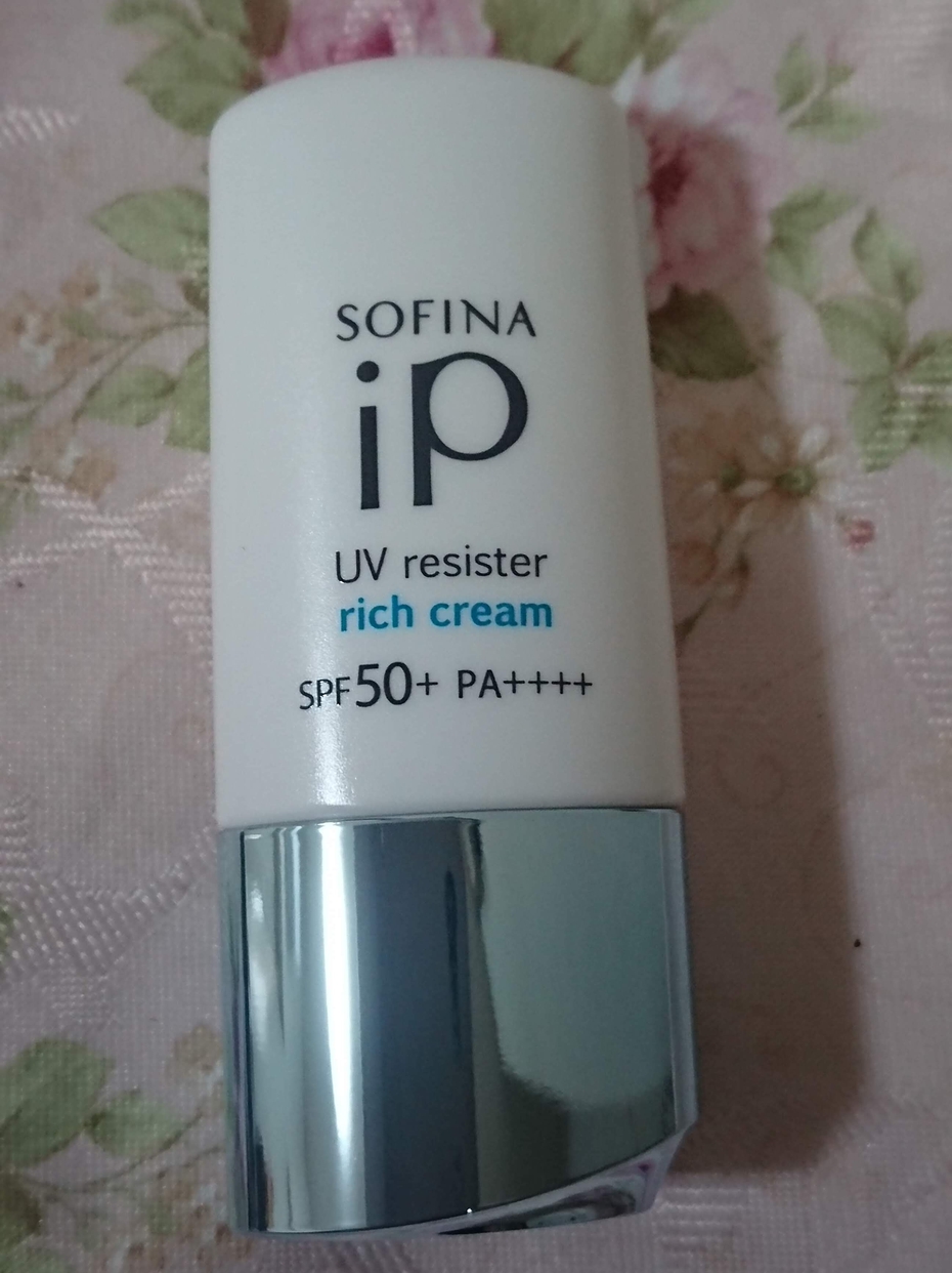 SOFINA iP(ソフィーナ アイピー) UVレジスト リッチクリームに関する白黒小豆さんの口コミ画像1
