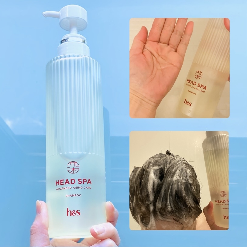 h&s(エイチアンドエス) 深ヘッドスパ アドバンスドエイジングケア シャンプー／トリートメントの良い点・メリットに関するトラネコさんの口コミ画像2
