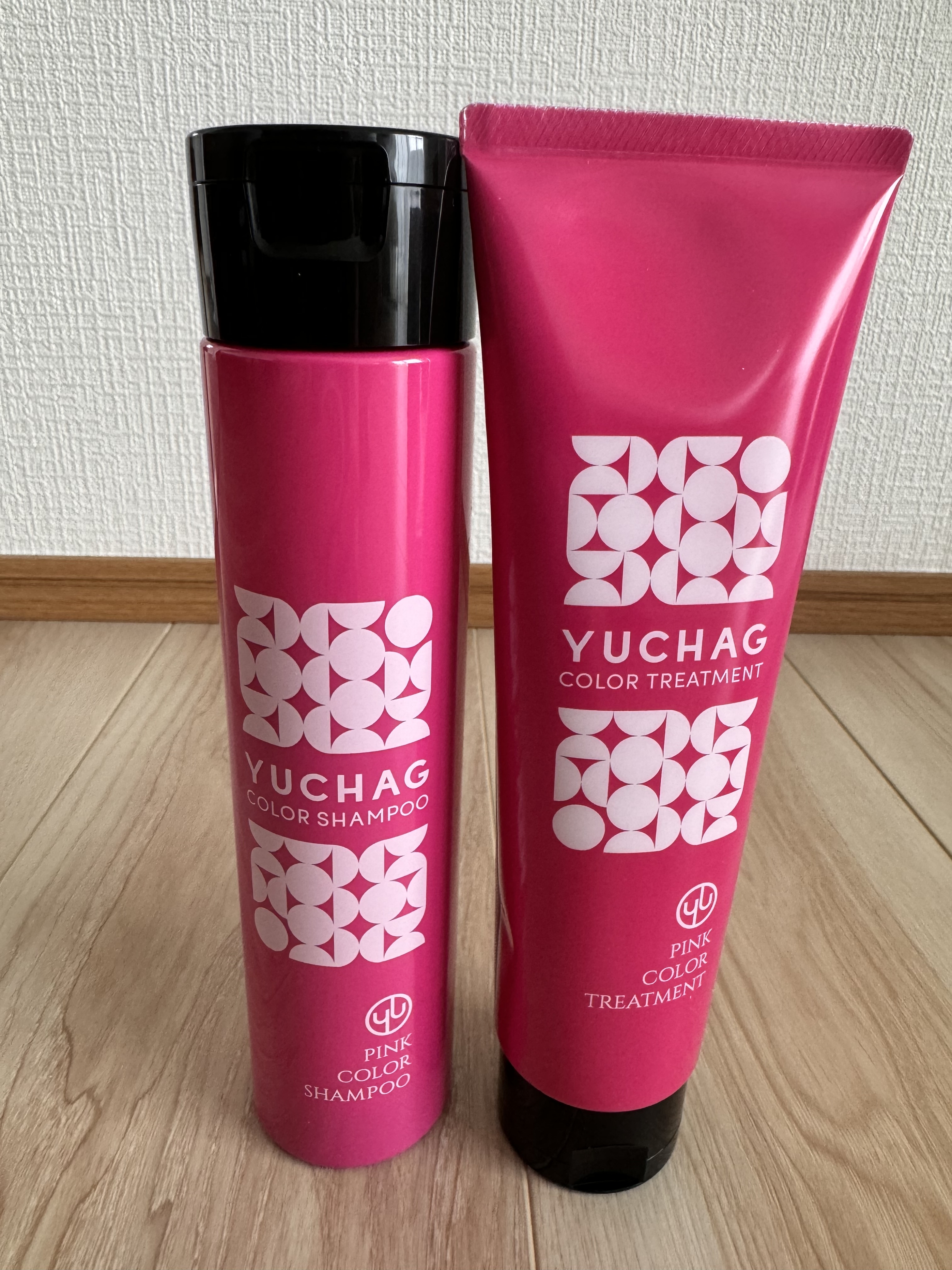 YUCHAG(ユチャ) カラーシャンプー／カラートリートメント ピンクを使ったマイピコブーさんのクチコミ画像1