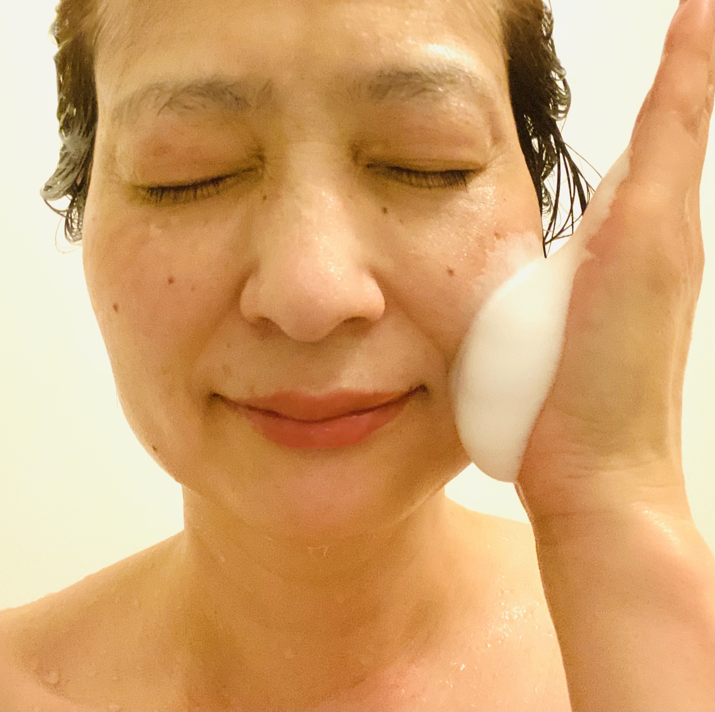 ビューティモイスチャー クリーミー泡洗顔料を使ったトラネコさんのクチコミ画像4