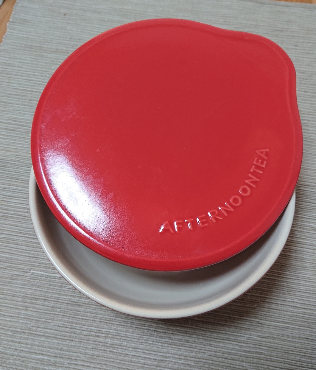 Afternoon Tea(アフタヌーンティー) ロゴ柄フタ付きオーブンウェアの良い点・メリットに関する鈴木 まさ美さんの口コミ画像1