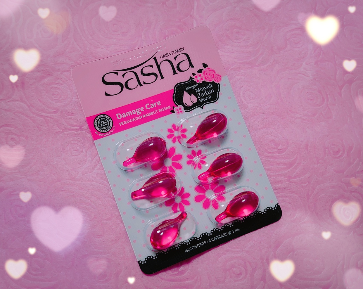 Sasha(サシャ) ヘアビタミン ピンク（ダメージケア）の良い点・メリットに関する悠妃（ゆき）さんの口コミ画像1