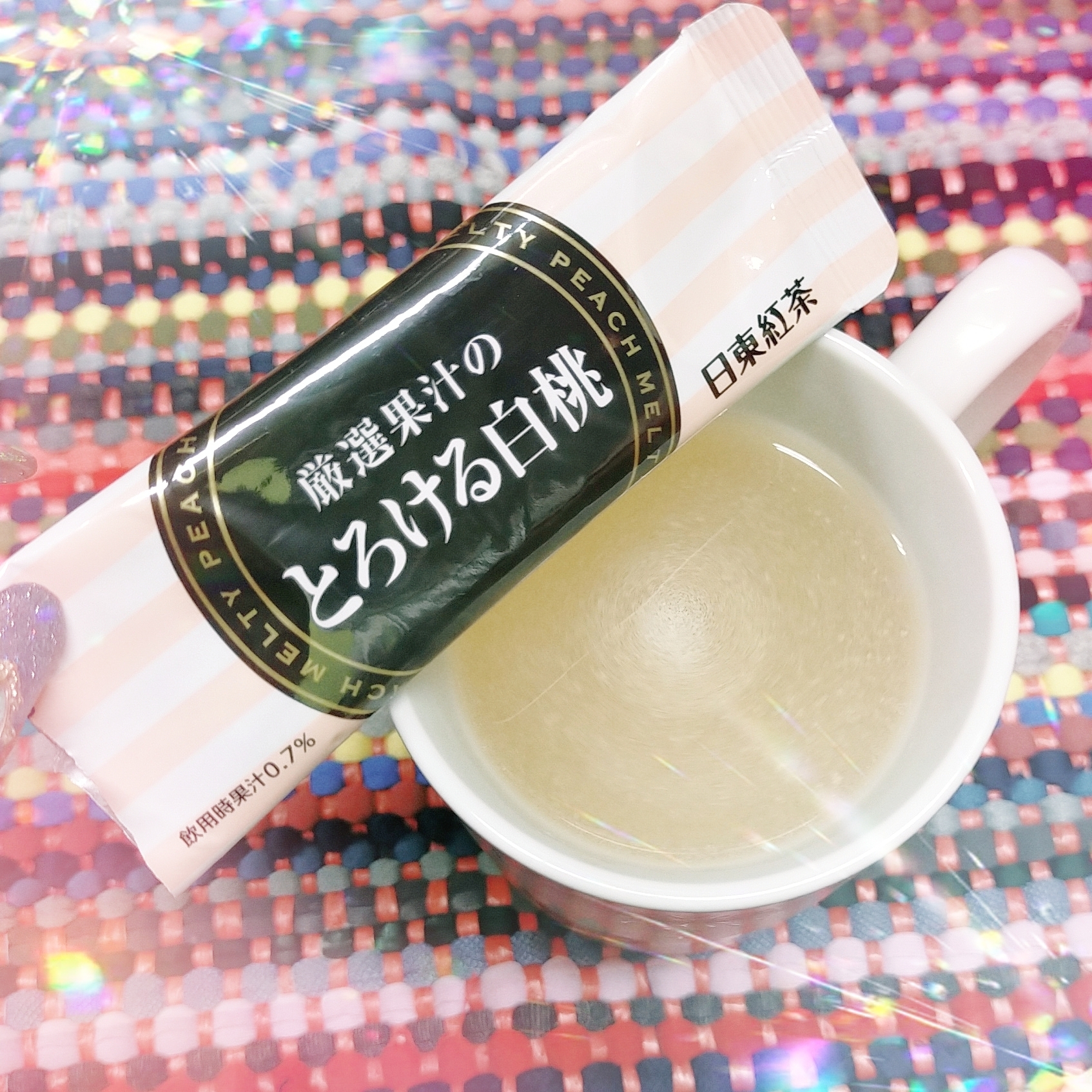 日東紅茶 厳選果汁のとろける白桃の良い点・メリットに関するみこさんの口コミ画像1