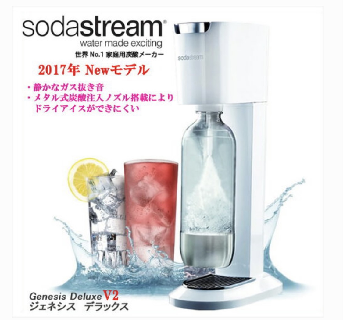 sodastream(ソーダストリーム) ジェネシス デラックス v2 スターターキットを使ったホトメキさんのクチコミ画像1