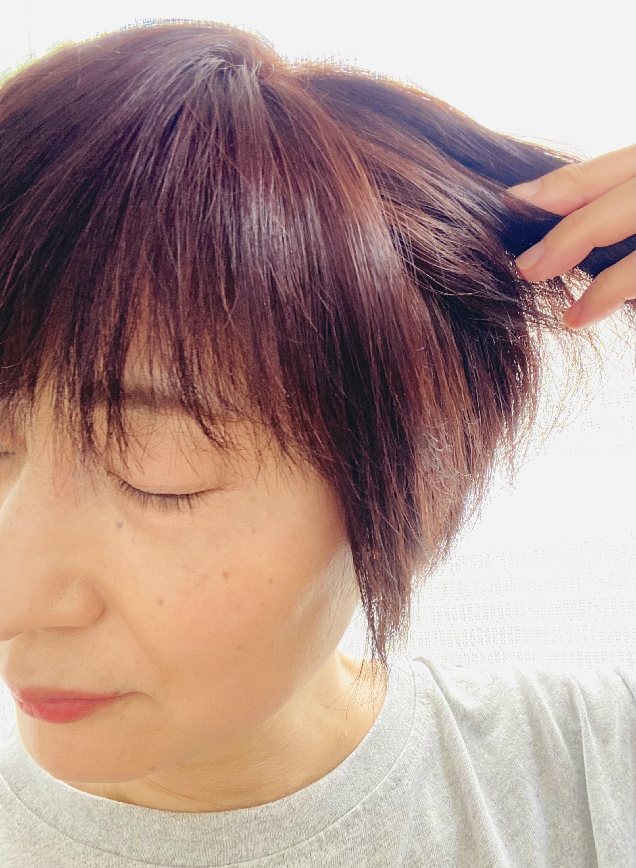 イルーセント ミルキーヘアカラーを使ったトラネコさんのクチコミ画像4