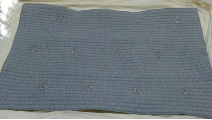 イブル枕カバー チェリーの刺繍入りを使ったバドママ★フォロバ100◎さんのクチコミ画像2