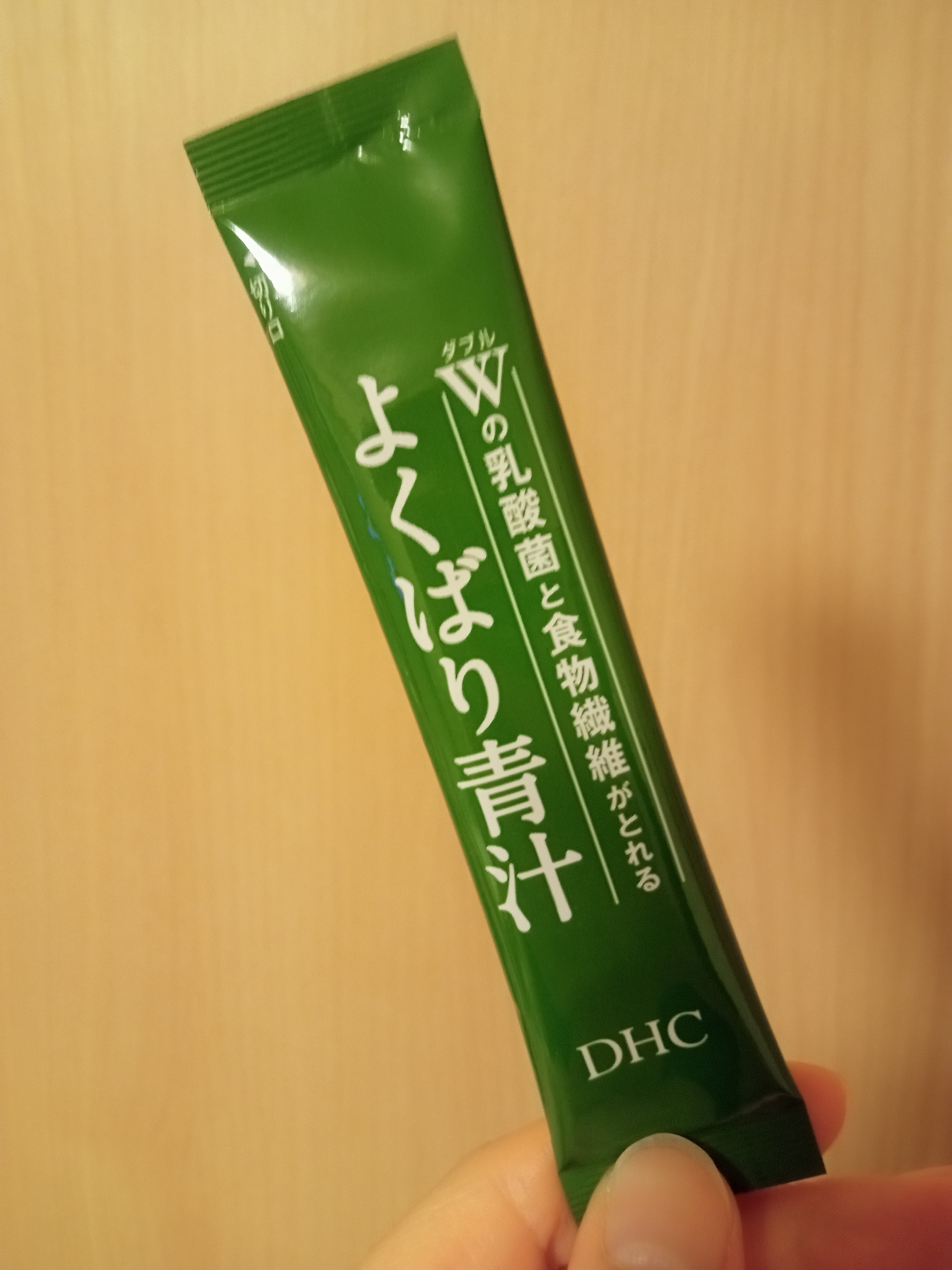 DHC(ディーエイチシー) Wの乳酸菌と食物繊維がとれる よくばり青汁の良い点・メリットに関するneeさんの口コミ画像1