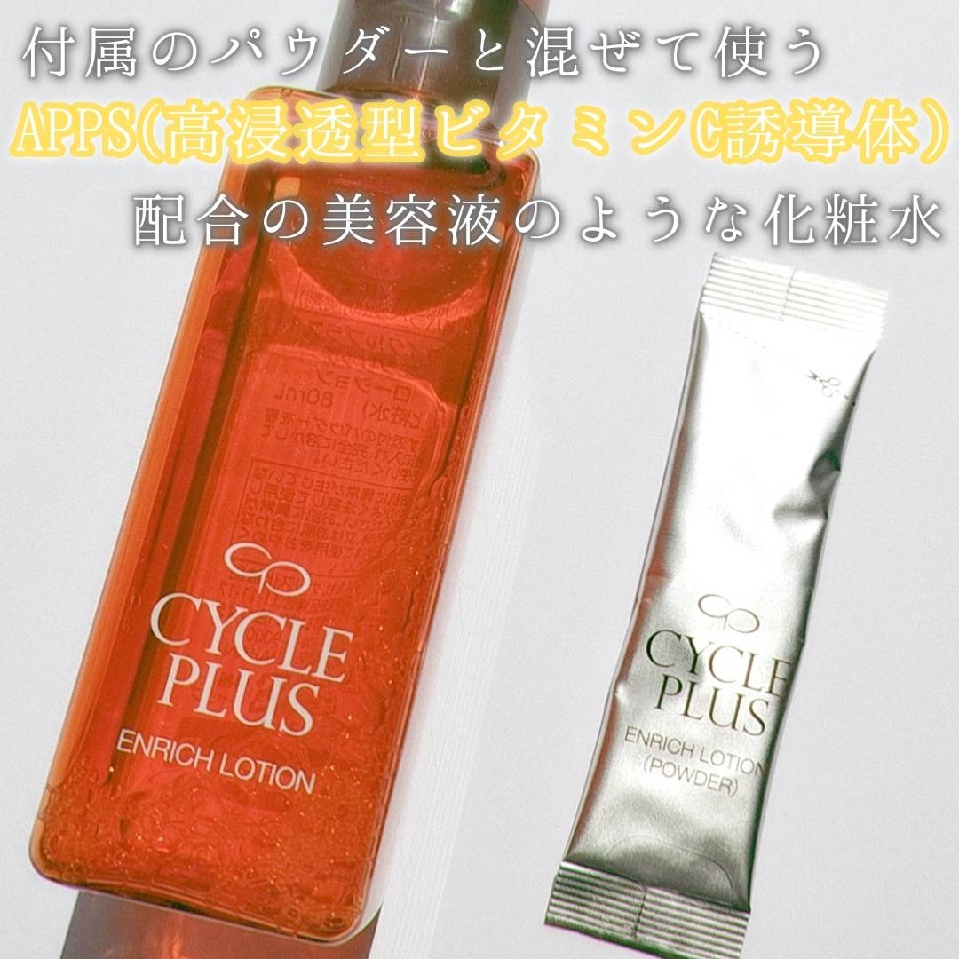 CYCLE PLUS(サイクルプラス) エンリッチ ローションの良い点・メリットに関する優亜さんの口コミ画像2