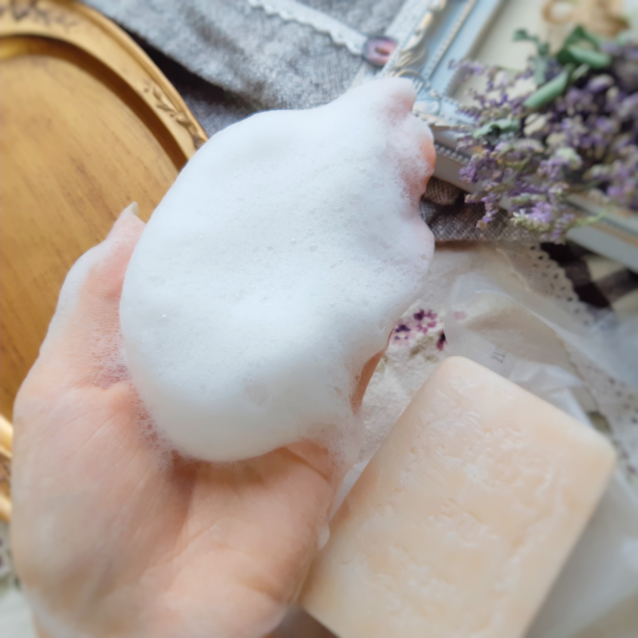 麗凍化粧品(Reitou Cosme) 薔薇はちみつ石鹸を使ったぎんむぎさんのクチコミ画像4