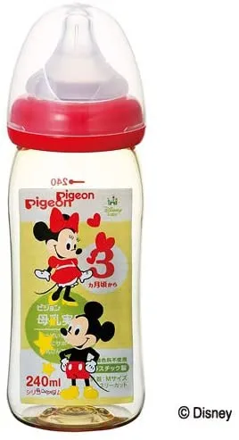 pigeon(ピジョン) 母乳実感 哺乳びん（プラスチック製）ミッキーの悪い