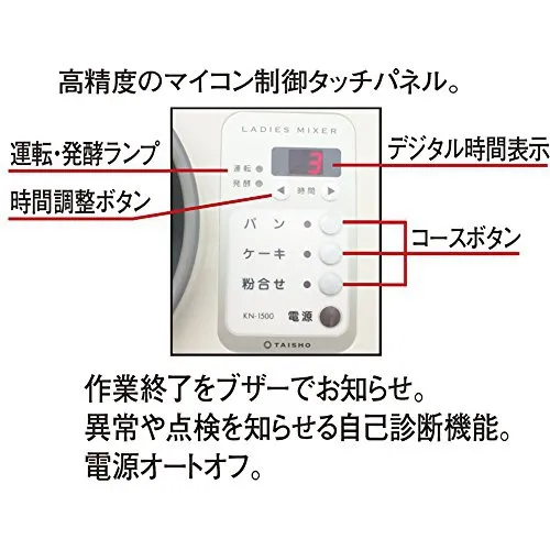 大正電機(TAISHO) レディーミキサー KN-1500の悪い口コミ・評判は？実際に使ったリアルな本音レビュー0件 | モノシル