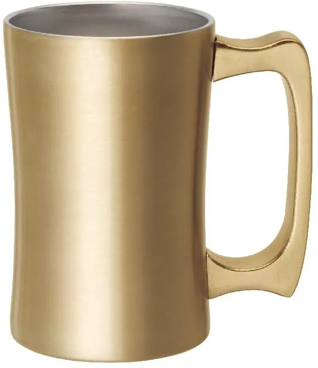 DOSHISHA(ドウシシャ) ビールジョッキ 420ml ゴールドの悪い口コミ