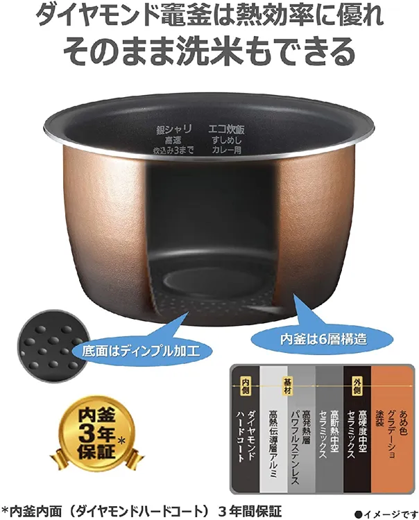 Panasonic 圧力IH炊飯器 SR-SPA109 Panasonic(パナソニック) スチーム&可変圧力IHジャー炊飯器 SR