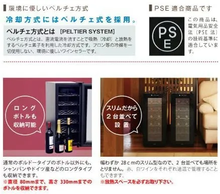 Lefier(ルフィエール) ペルチェライン LW-S12の悪い口コミ・評判は