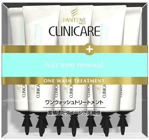 ★新品　パンテーン　クリニケア　ワンウォッシュトリートメント　15㌘×10　５箱 PANTENE CLINICARE(パンテーン クリニケア) 毛先まで傷んだ髪用 ワン