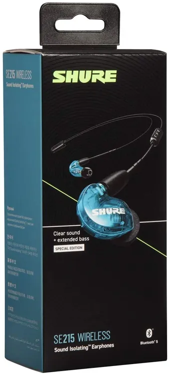 Shure SE215 ワイヤレスイヤホン BT2 SHURE SE215 SPE Wireless+BT2-Aのレビュー】バランスの取れた