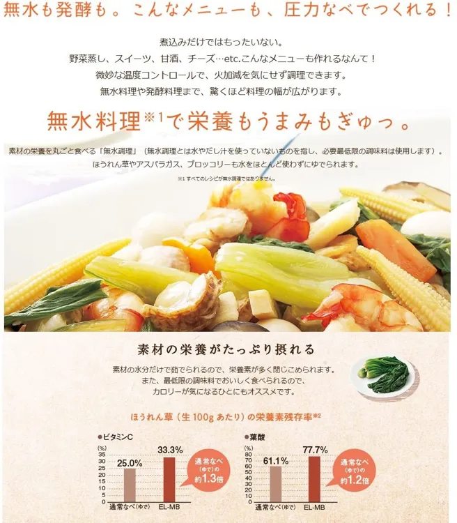 象印(ZOJIRUSHI) 自動圧力IHなべ EL-MB30の悪い口コミ・評判は？実際に