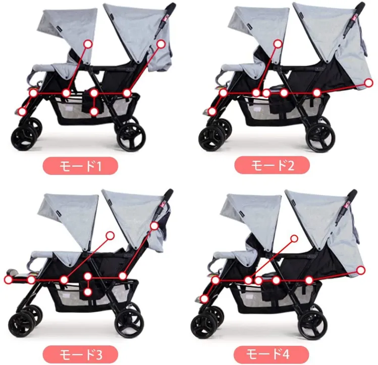 Newox(ネウォックス) Seebaby二人乗りベビーカー Newox(ネウォックス) Seebaby二人乗りベビーカーの悪い口コミ