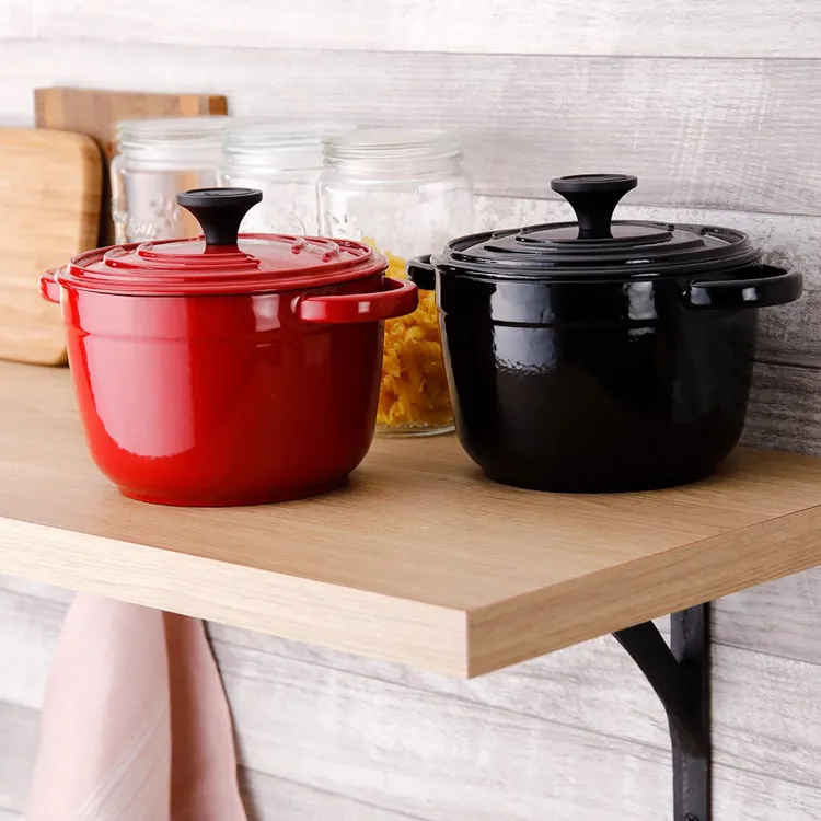 MEYER(マイヤー) キャストアイアン キャストポット レッド 16cm SC34