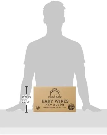 Mama Bear ベビー おしりふき 流せるタイプ60枚入x24個 ×3 Amazon.co.jp: 【流せるおしりふき】Mama Bear (ママベアー