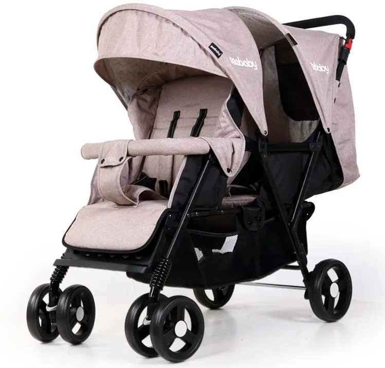 Newox(ネウォックス) Seebaby二人乗りベビーカー Seebaby ネウォックス 2人乗りベビーカー 折りたたみ 双子・年子に 両